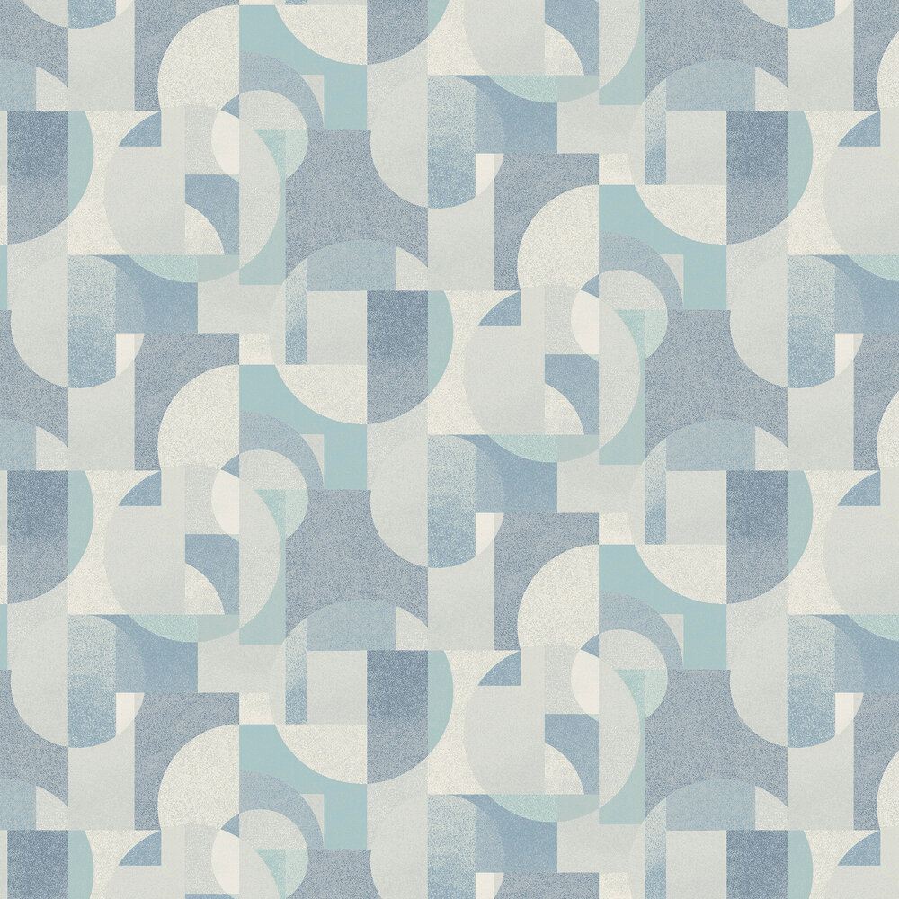 Venn Wallpaper - Blue - by Albany