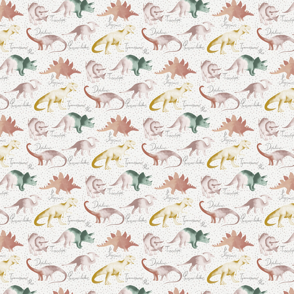 Dinosaur Wallpaper - Clay - by Stil Haven