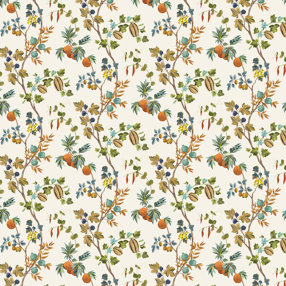 Orchard Wallpaper - Sienna - by Osborne & Little