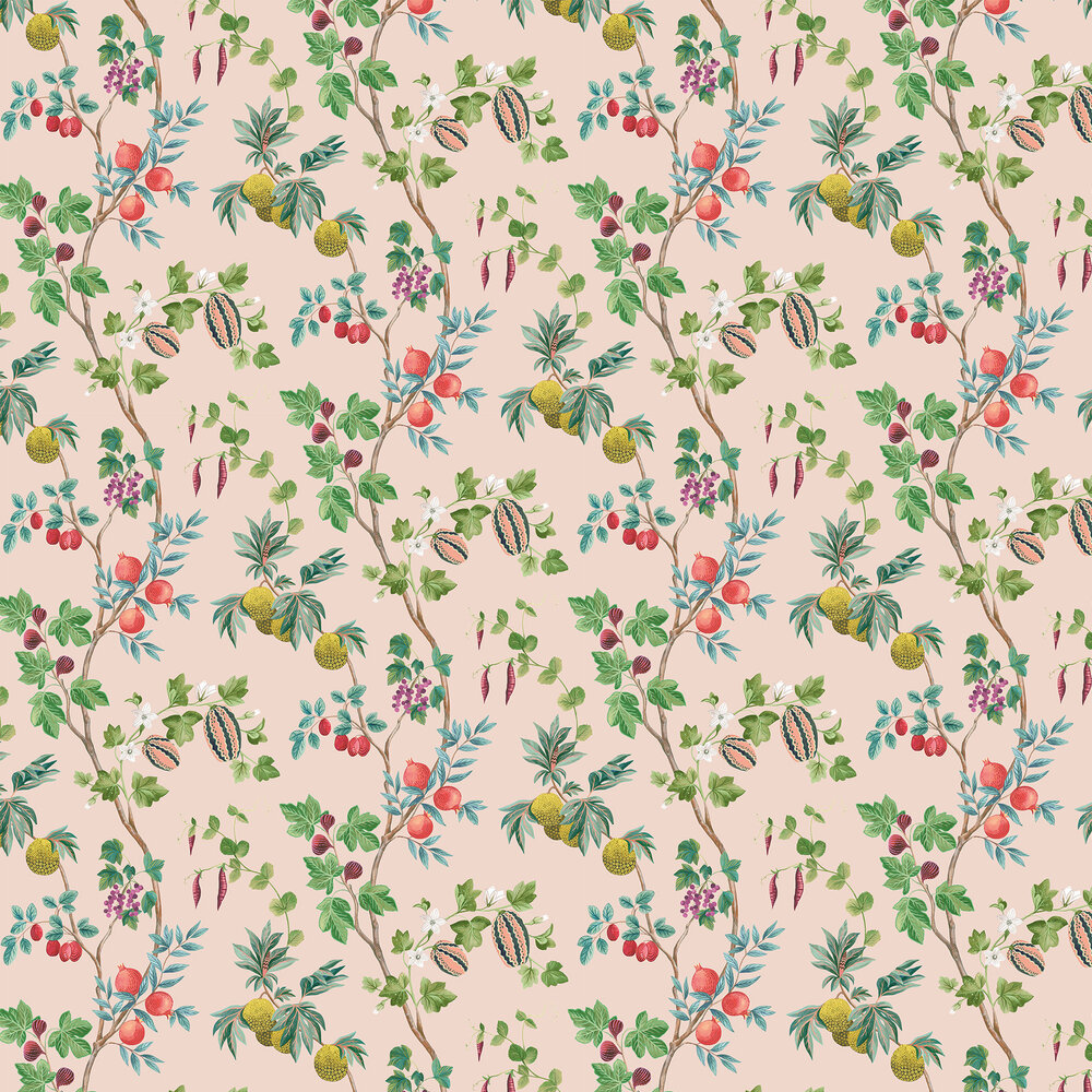 Orchard Wallpaper - Blush - by Osborne & Little