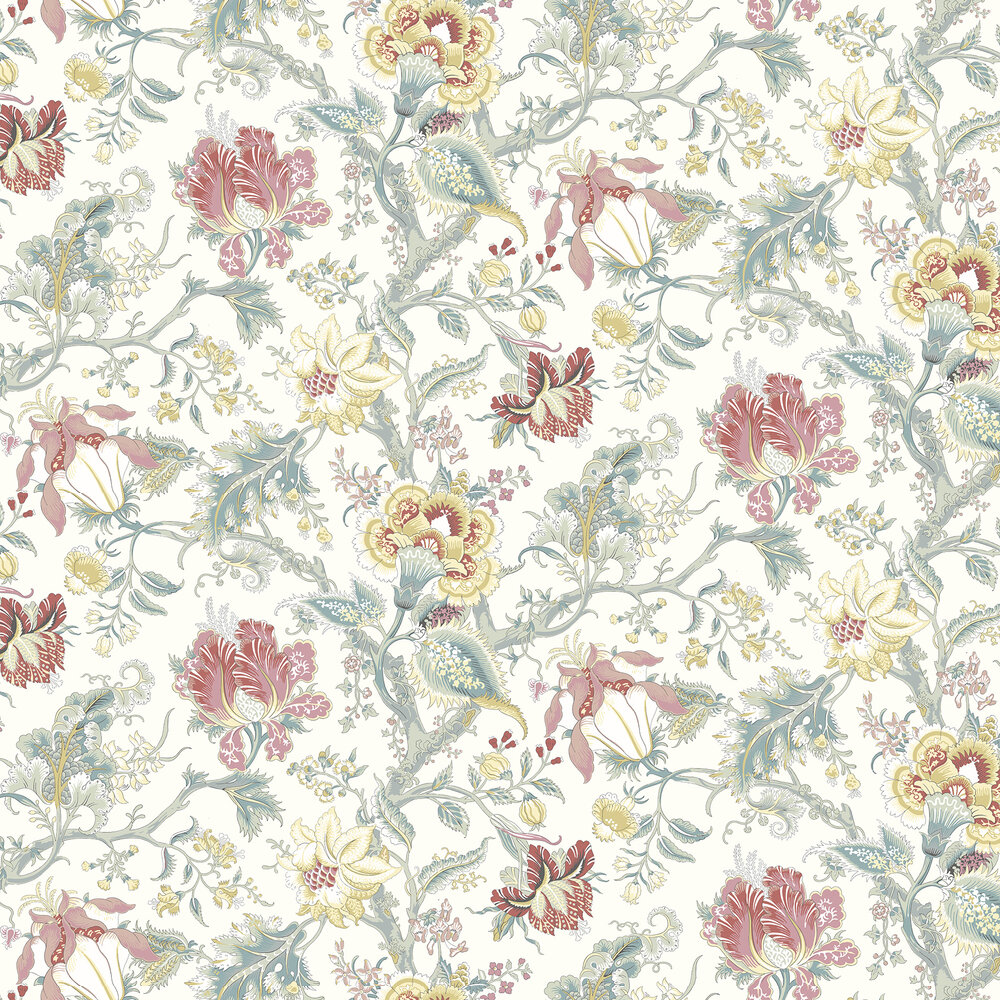 Tree of Life Wallpaper - Tea Rose  - by The Design Archives