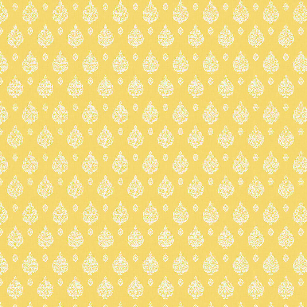 Malaya Wallpaper - Mustard - by The Design Archives