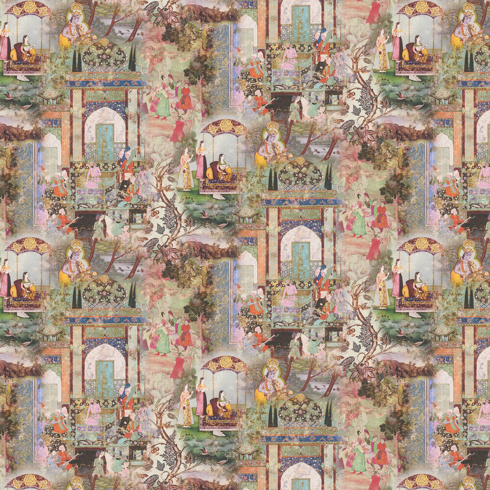 Summer Palace Wallpaper - Multi - by Albany