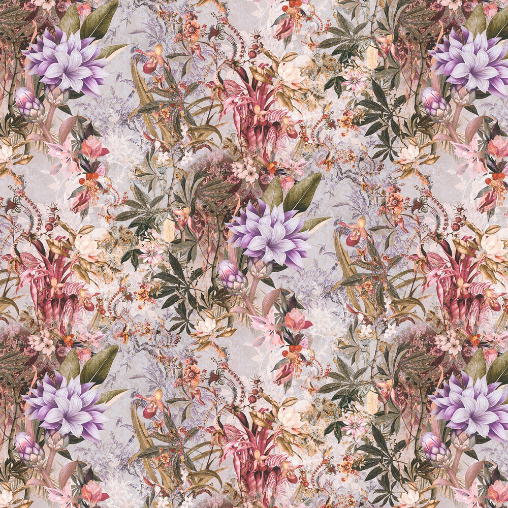 Floral Tropicana Wallpaper - Multi - by Albany