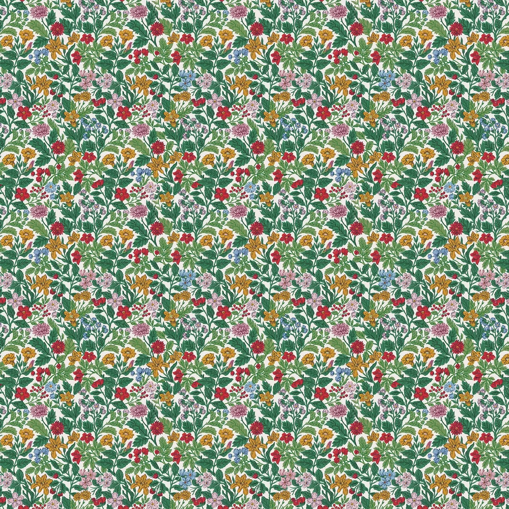 Joules Wallpaper Arts and Crafts Floral 118543