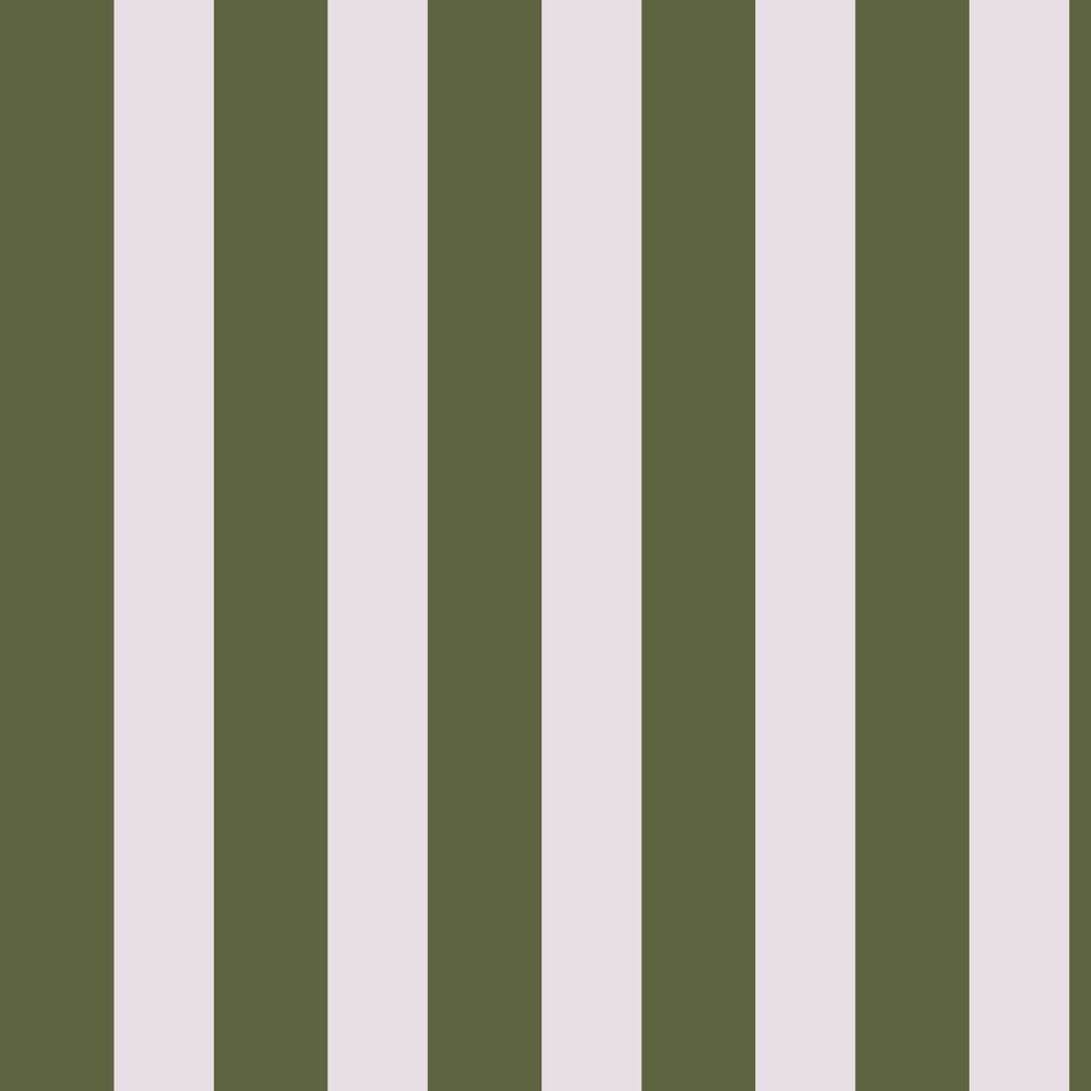 Harborough Stripe Wallpaper - Olive Green - by Joules