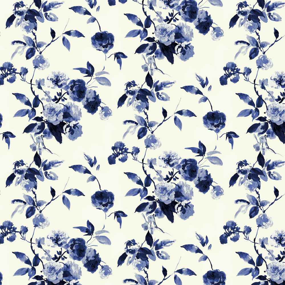 Boho Bloom Wallpaper - Creme - by Joules