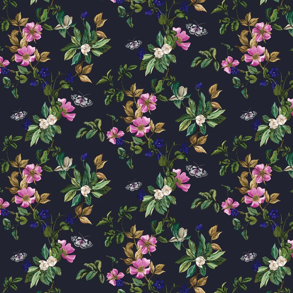 Joules Wallpaper Wakerly Woodland Floral 118572