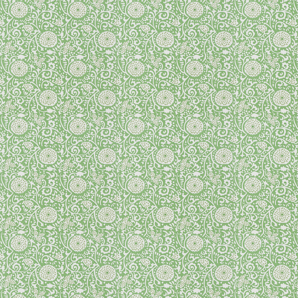 Shaqui Wallpaper - Emerald - by Designers Guild
