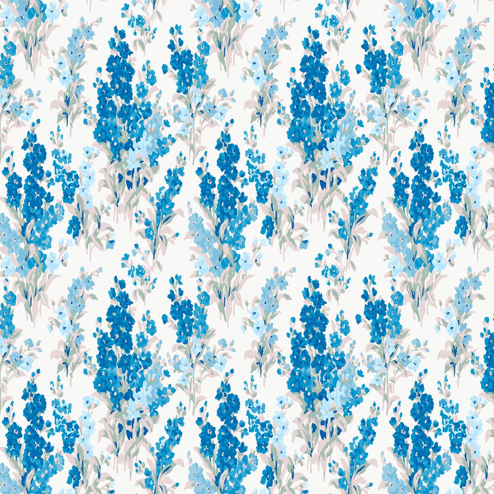 Stocks Wallpaper - Blue Sky - by Laura Ashley