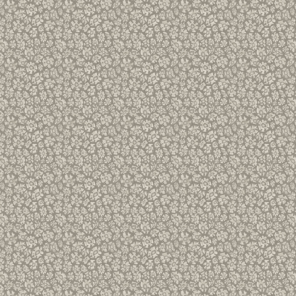 Savanna Shell  Wallpaper - Shell Mica,Taupe & Matallic Gilver - by Cole & Son