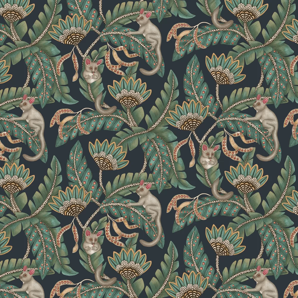 Cole & Son Wallpaper Bush Baby 119/7034