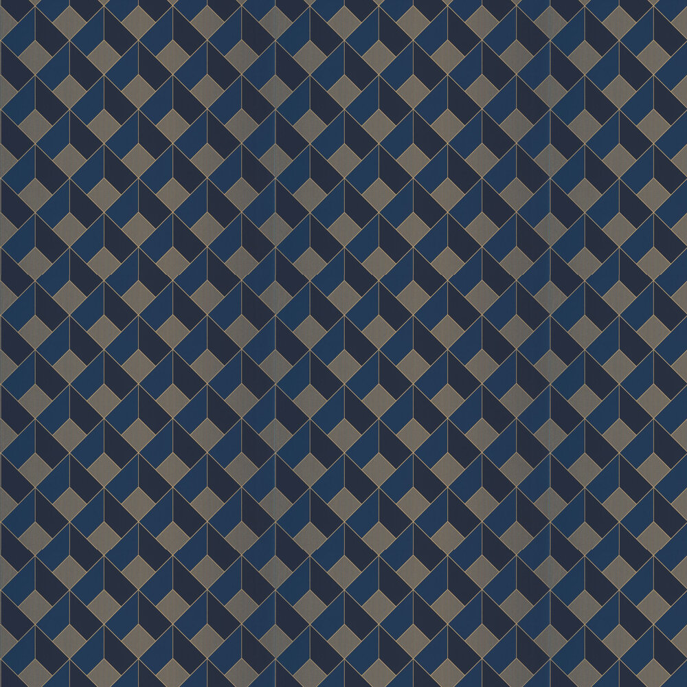 Square Wallpaper - Midnight Blue - by Caselio