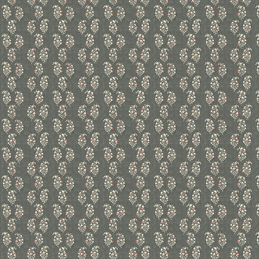 Paisley Wallpaper - Charcoal - by Dado Atelier
