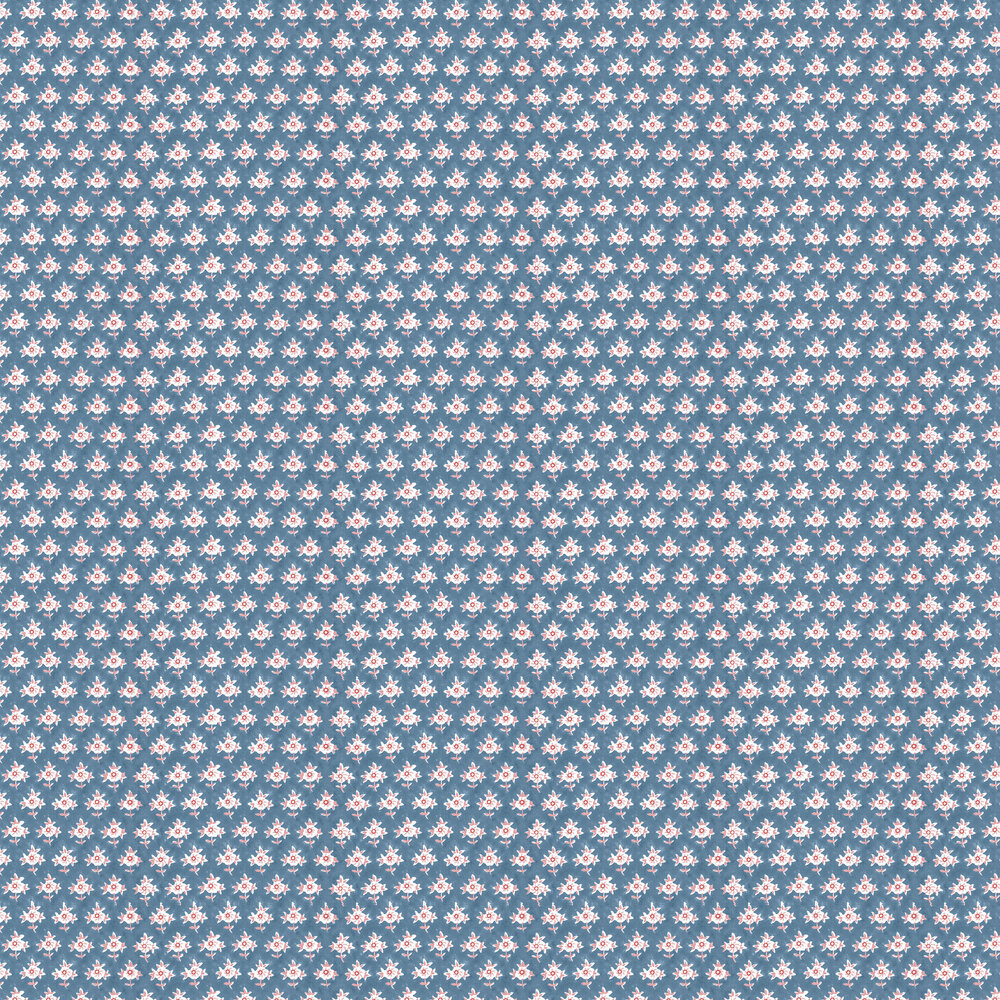 China Tea Wallpaper - Blue - by Dado Atelier