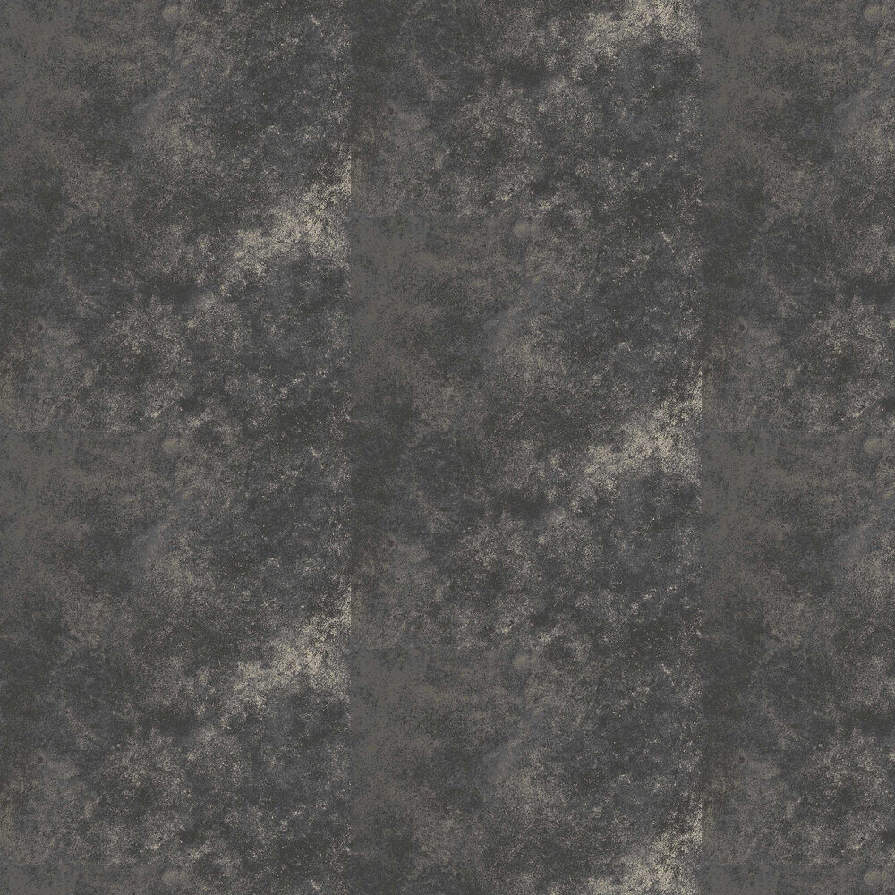 Gilded Concrete Wallpaper - Onyx - by Boutique
