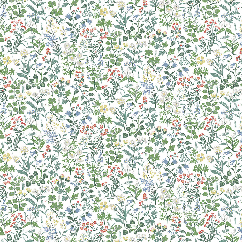 Flora Wallpaper - Multi - by Boråstapeter