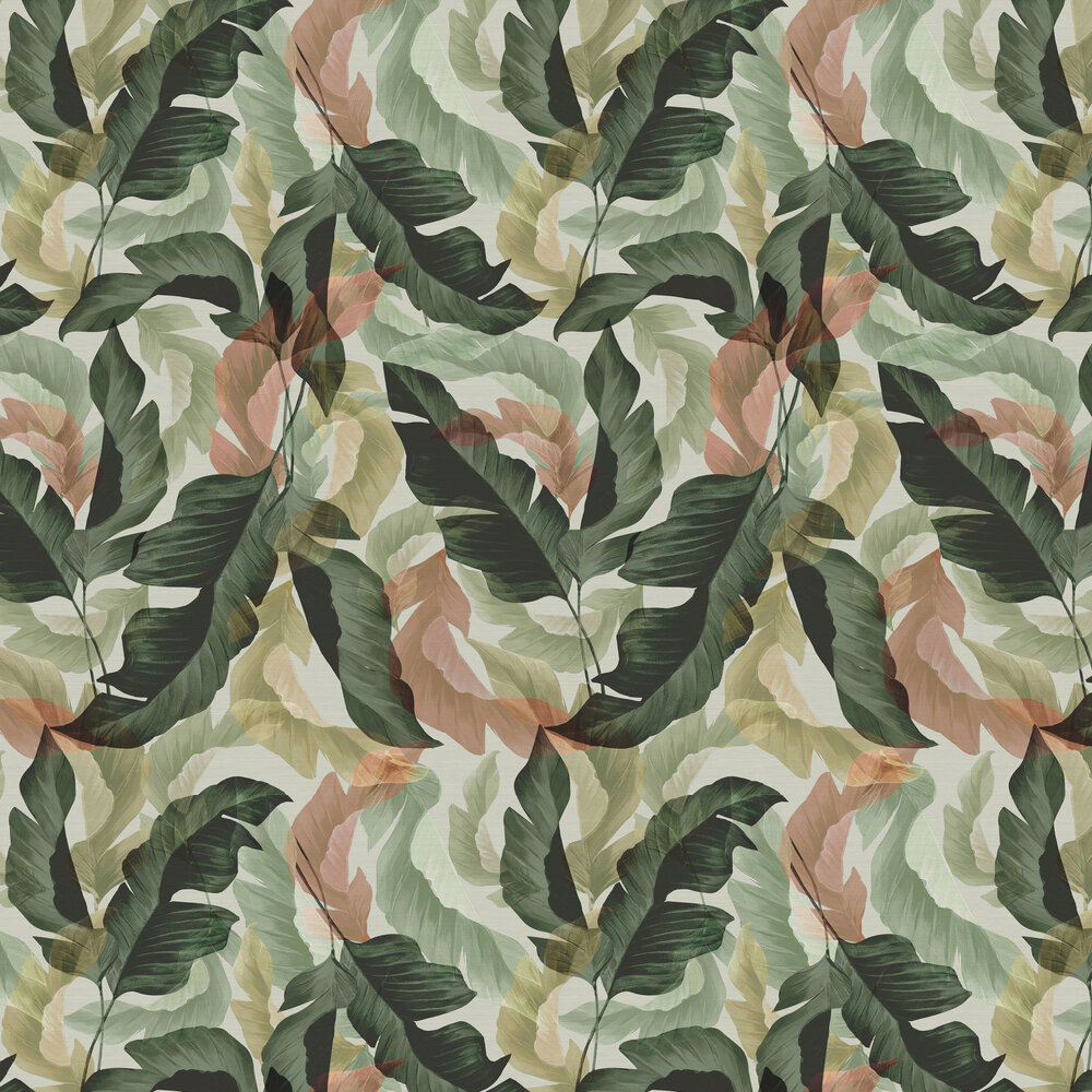 Forager Wallpaper - Green - by Ted Baker