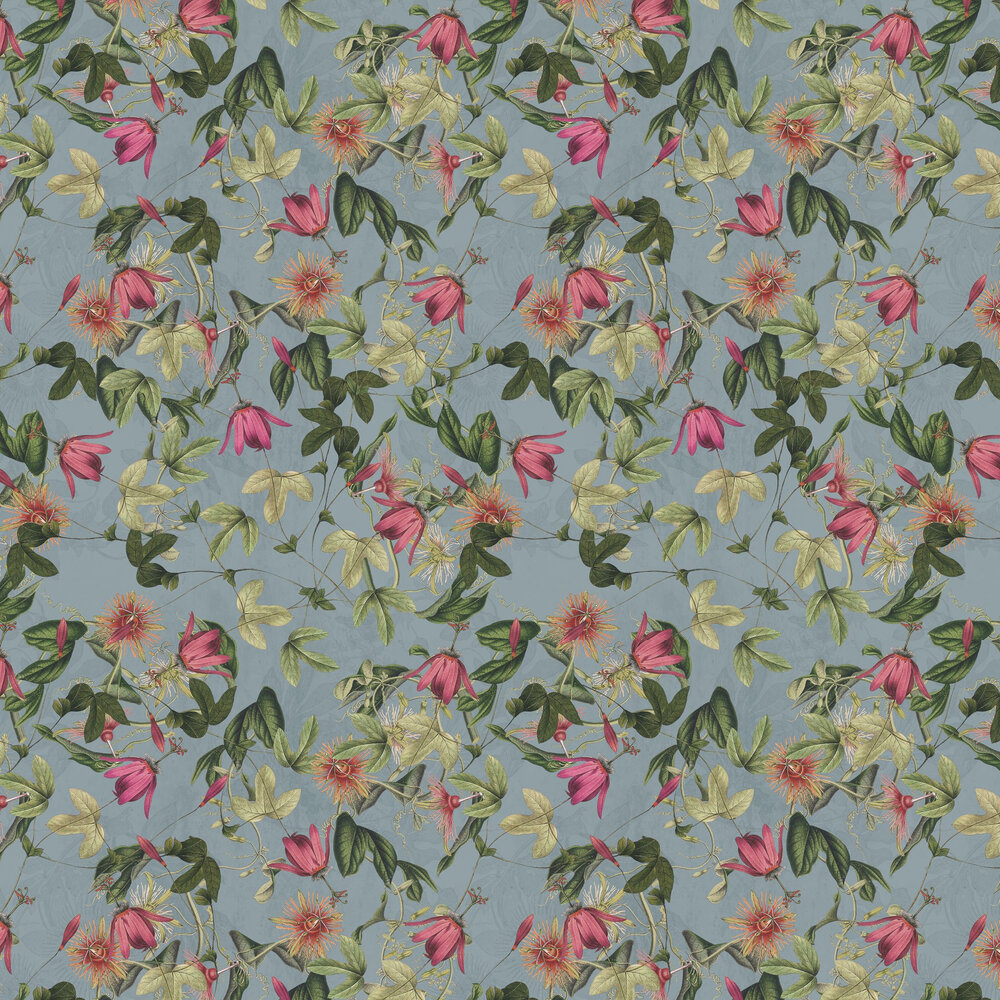 Illusion Wallpaper - Blue - by Ted Baker