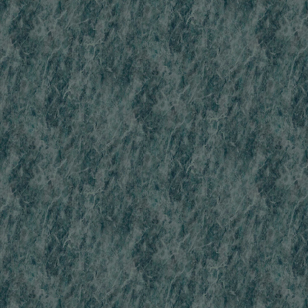 Washed Marble Wallpaper - Blue - by Next