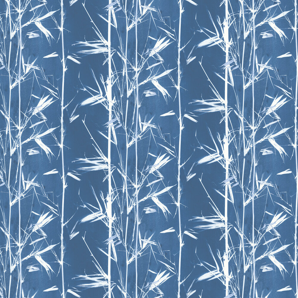 Bamboo Wallpaper - Cobalt - by Dado Atelier