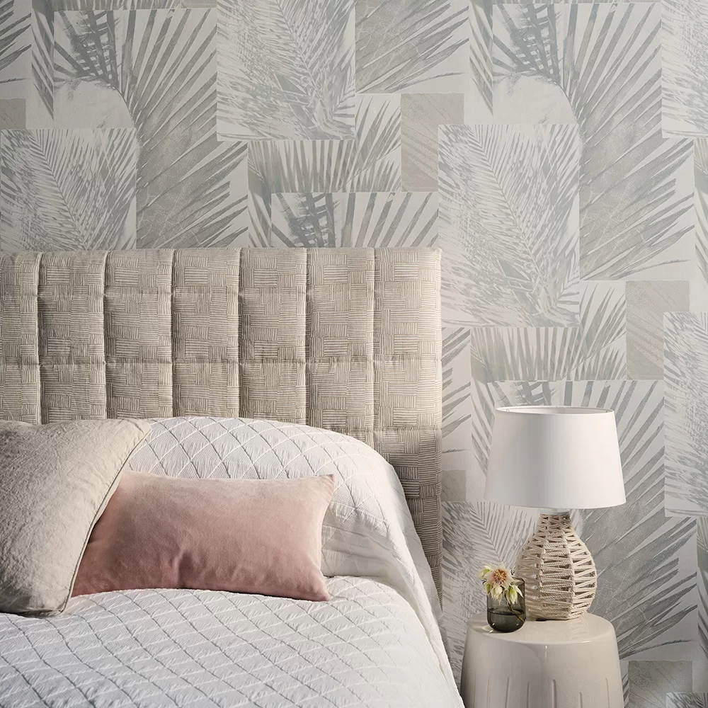 Palms por Dado Atelier - Mineral - Papel pintado : Wallpaper Direct