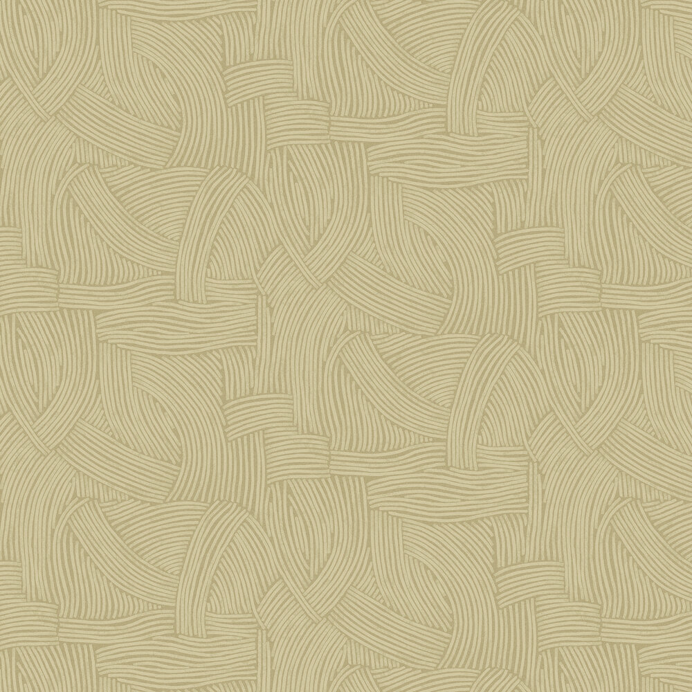 Curve Wallpaper - Gold - by Eijffinger