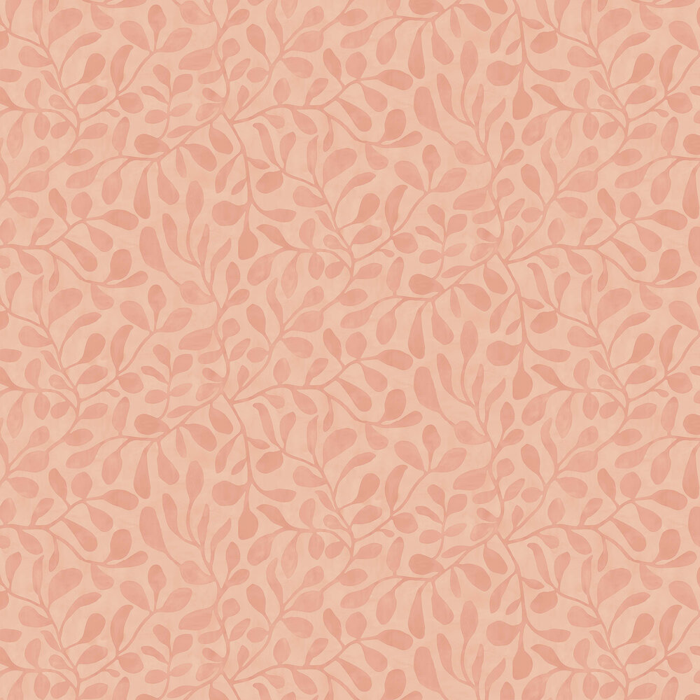 Pure Leaf Wallpaper - Pink - by Eijffinger