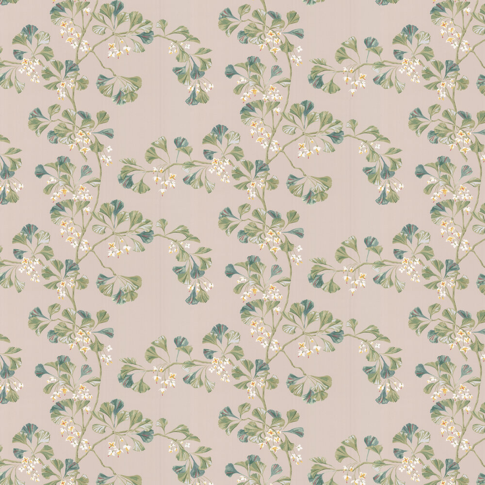 Greenacre Wallpaper - Forest Green - by Colefax and Fowler