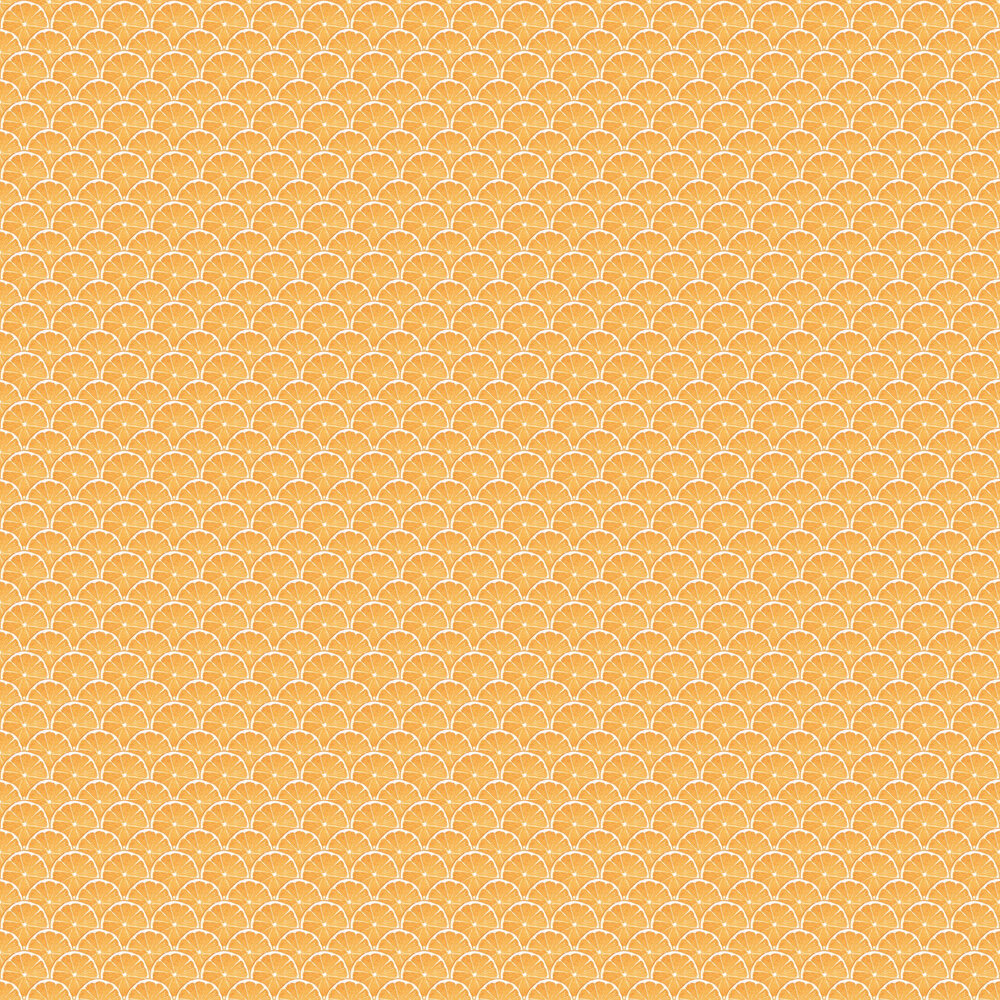 Lemons Wallpaper - Orange - by Galerie