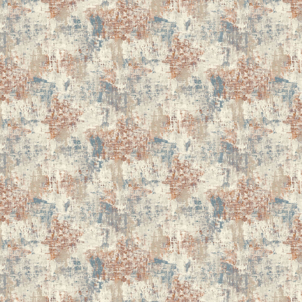 Abstract Texture Wallpaper - Copper / Navy - by Arthouse