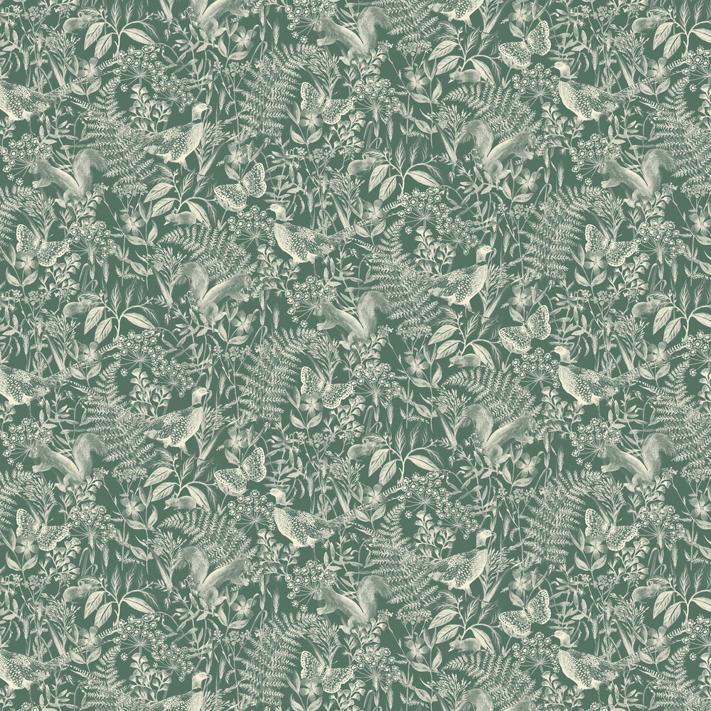 Ashdown Wallpaper - Sage Green - by Arthouse