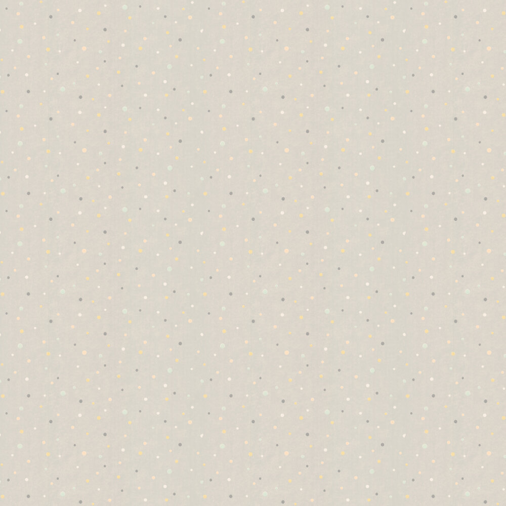 Stardust Wallpaper - Soft Grey - by Majvillan