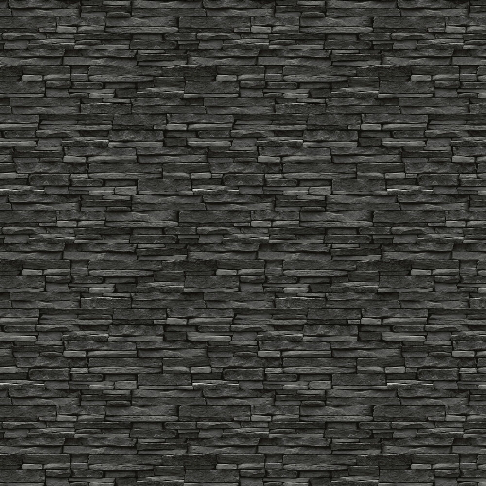 Thornton Wallpaper - Charcoal - by Albany