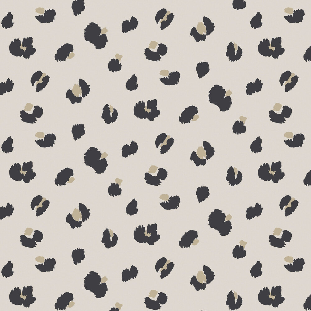 Large Leopard Spot Wallpaper - Cream - by Albany