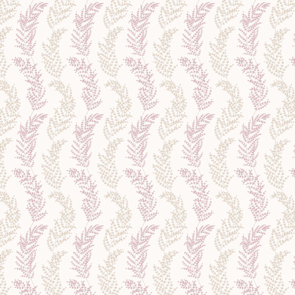 Mimosa Trail Wallpaper - Blush - by Ohpopsi