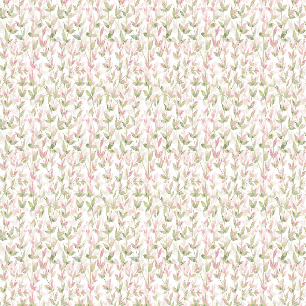 Pomponette Wallpaper - Apple Blossom - by Ohpopsi
