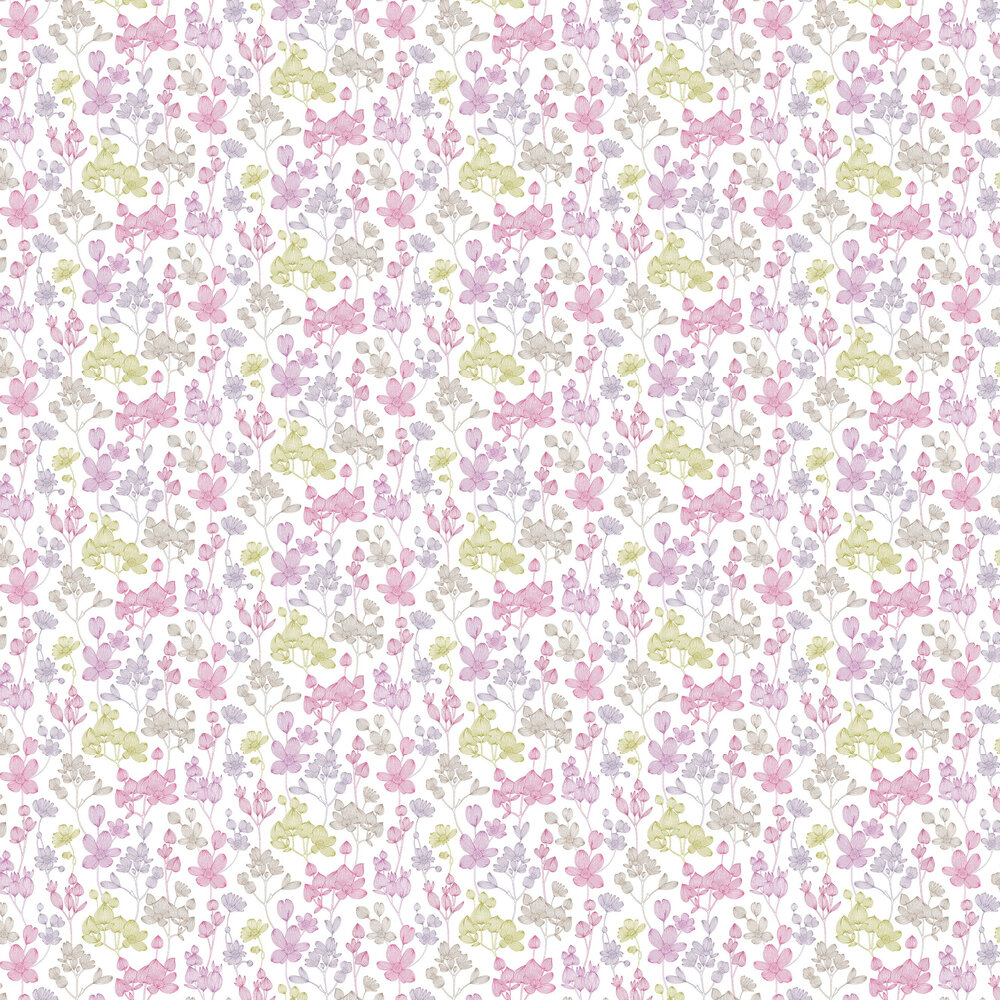 Kalina Wallpaper - Pretty Pink - by Ohpopsi