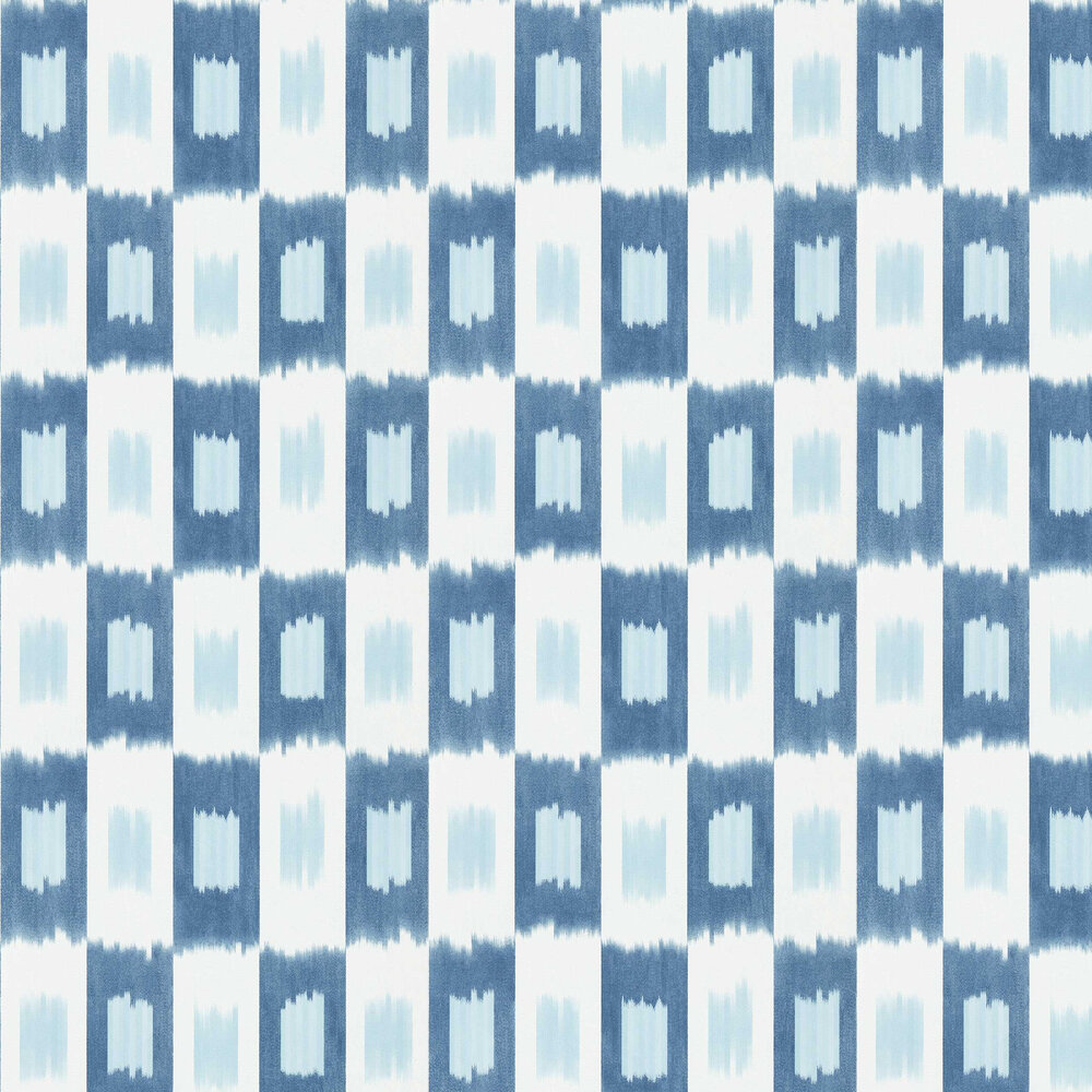 Shiruku Wallpaper - Wild Water / Azul / Exhale - by Harlequin