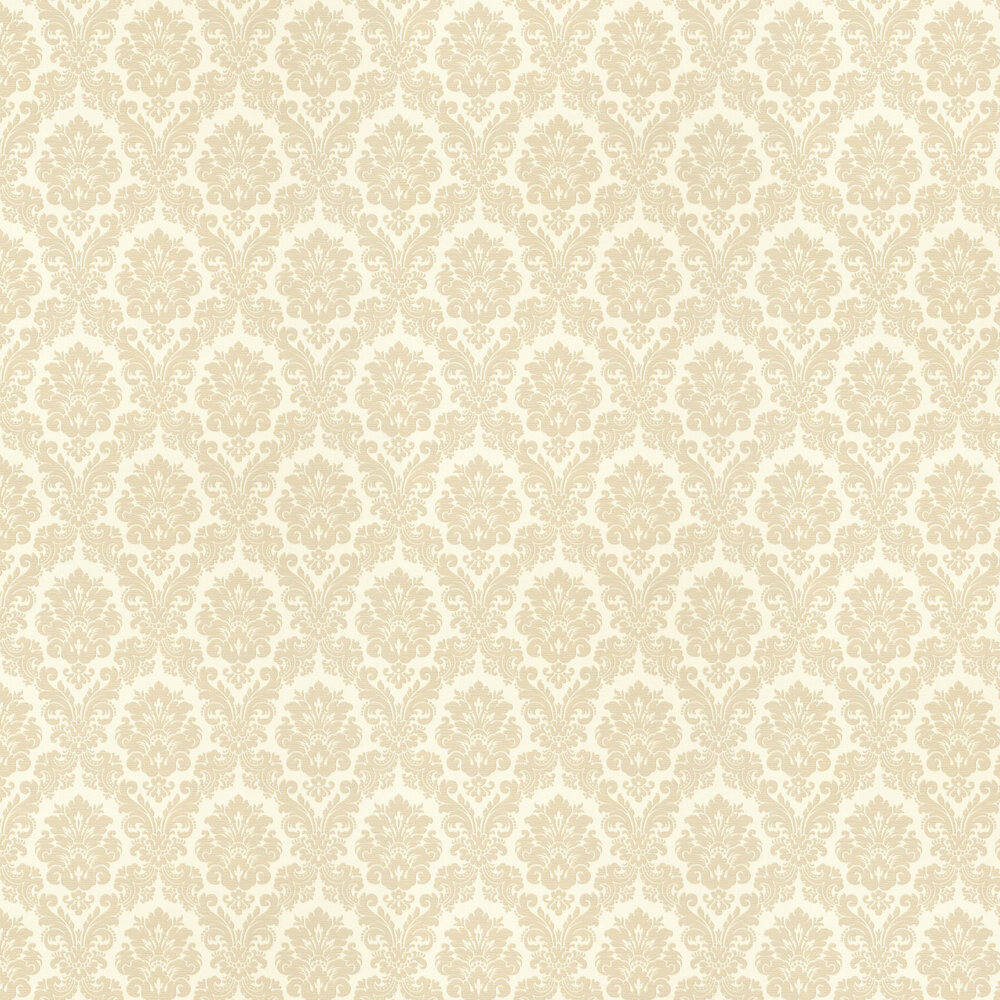 Damask Baroque Wallpaper - Champagne - by Albany