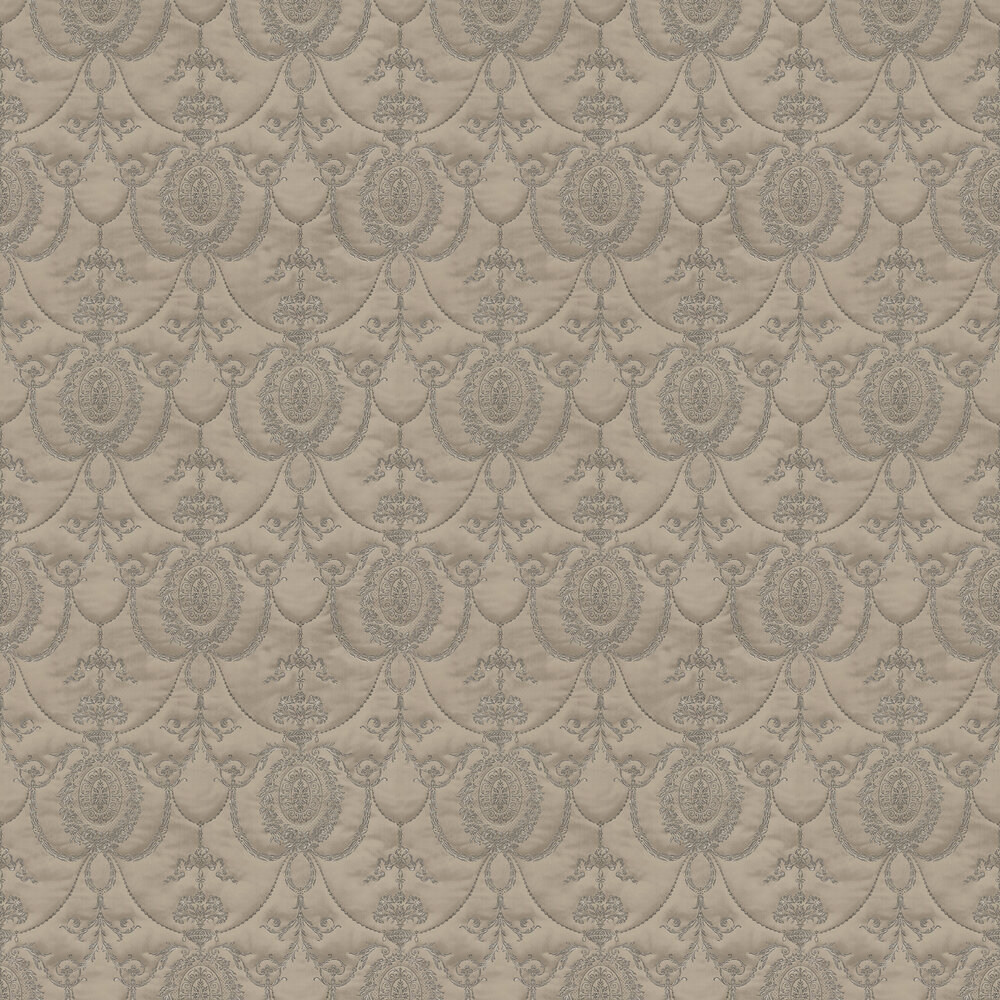 Damask Magnifique Wallpaper - Taupe - by Albany