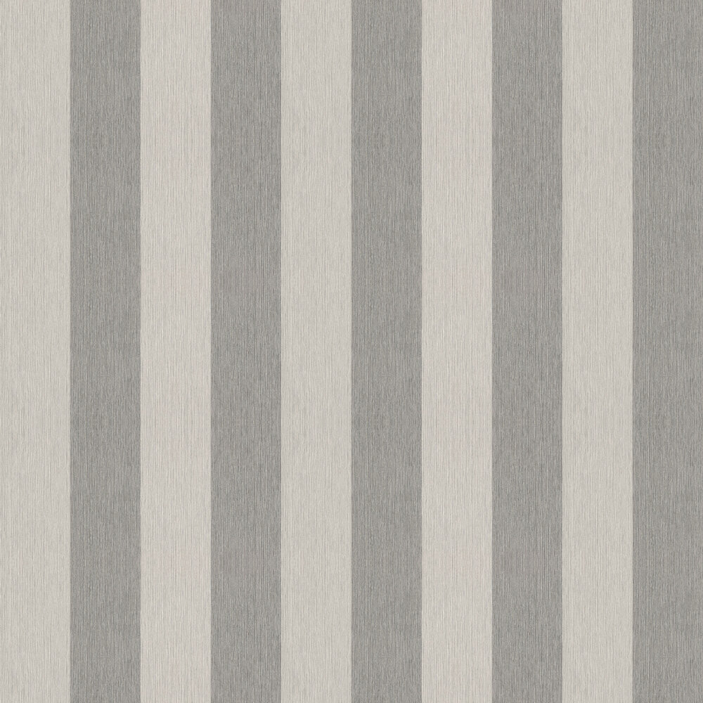 Imperial stripes Wallpaper - Grey - by Albany