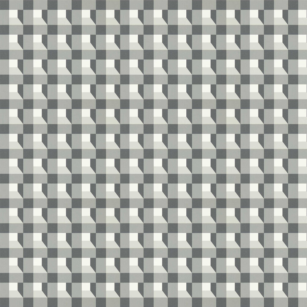 Blocks Wallpaper - Black Earth / Sketched / Diffused Light - by Harlequin