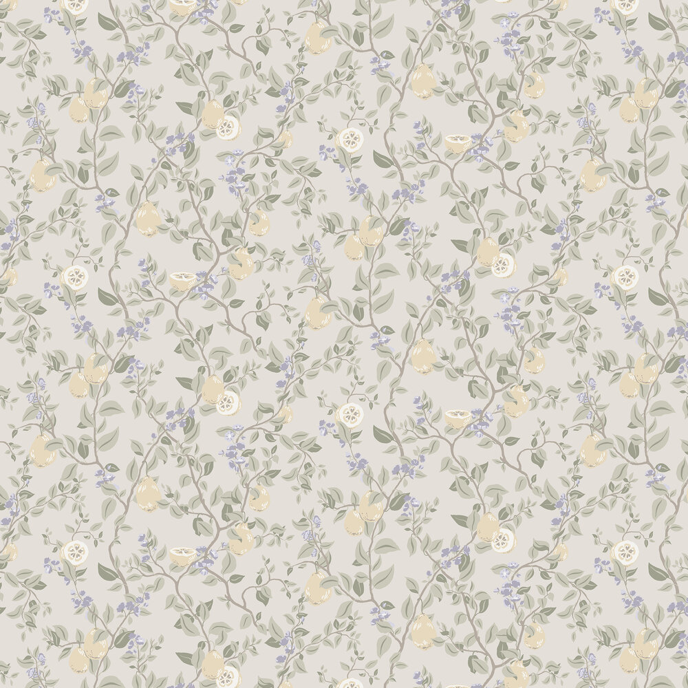 Kvitten Wallpaper - Lilac - by Sandberg