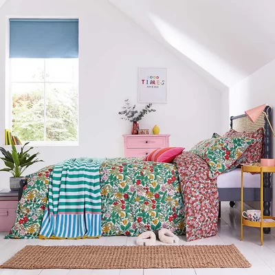 Joules Duvet cover Rainbow Floral Set QCSRBFM1MUL