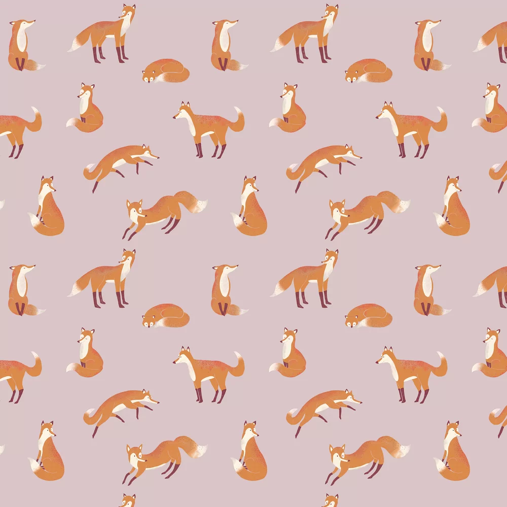 Hohenberger Wallpaper Friendly Foxes 26840