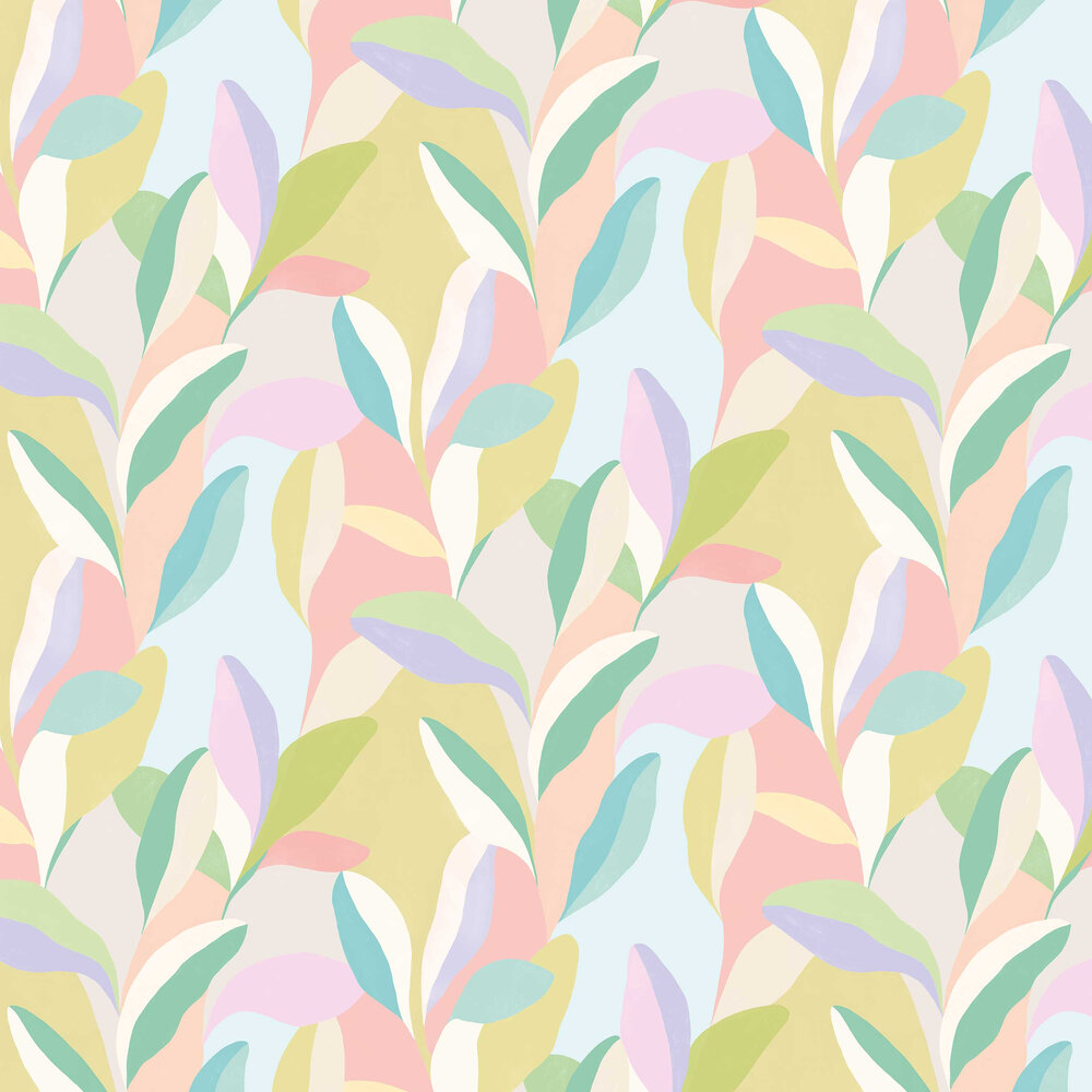 Riviera Wallpaper - Pink Lemonade - by Ohpopsi