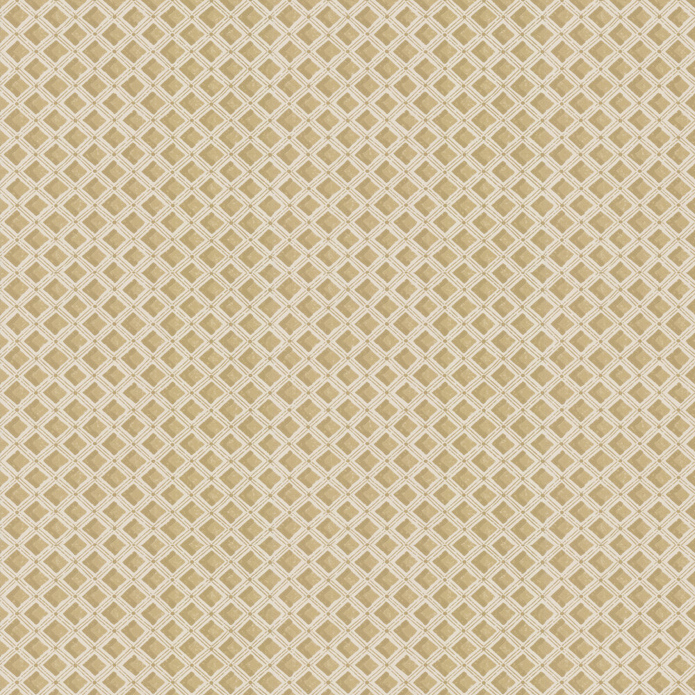 Amsee Geometric Wallpaper - Sandstone - by Designers Guild