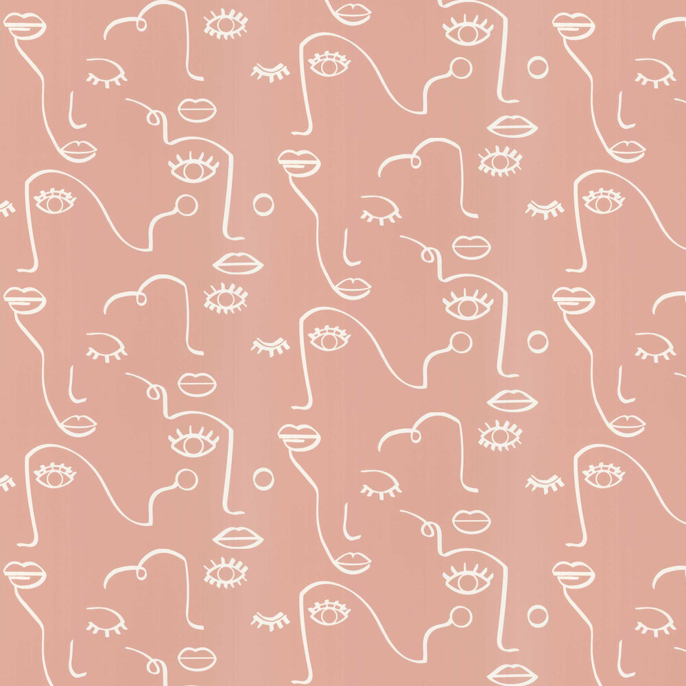 Just Smile Wallpaper - Nude - by Caselio