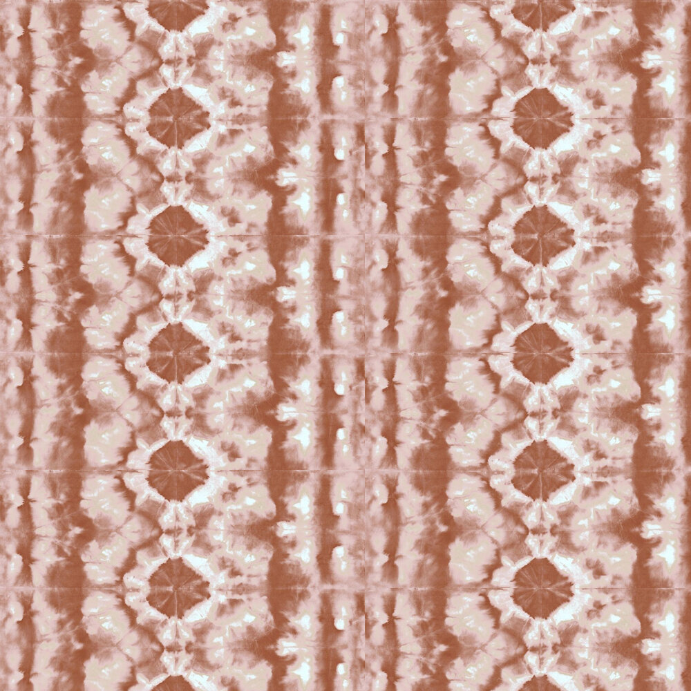 Batik Wallpaper - Brick Red - by Hohenberger